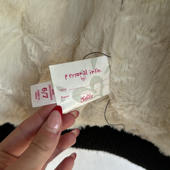 Justice Black Puffer Jacket - Picture 4 of 7